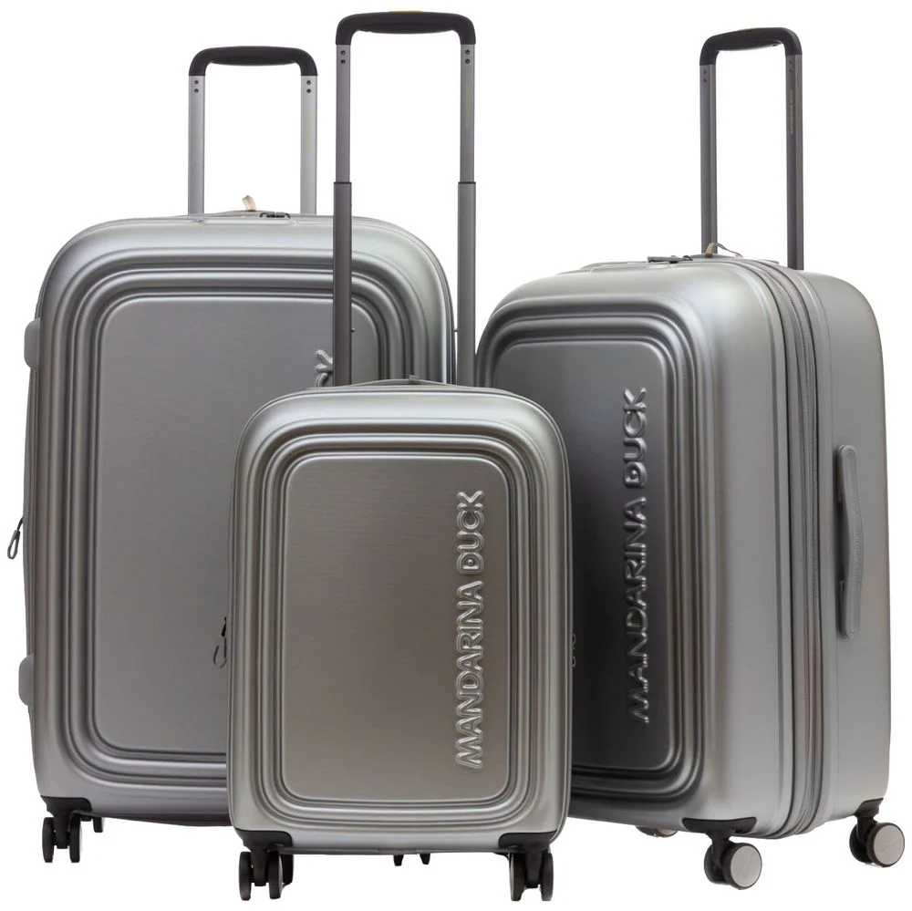 Чемодан Logoduck L, серебристый - фото 11