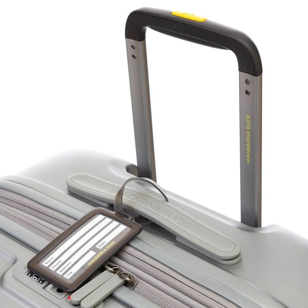 Чемодан Logoduck L, серебристый - фото 5