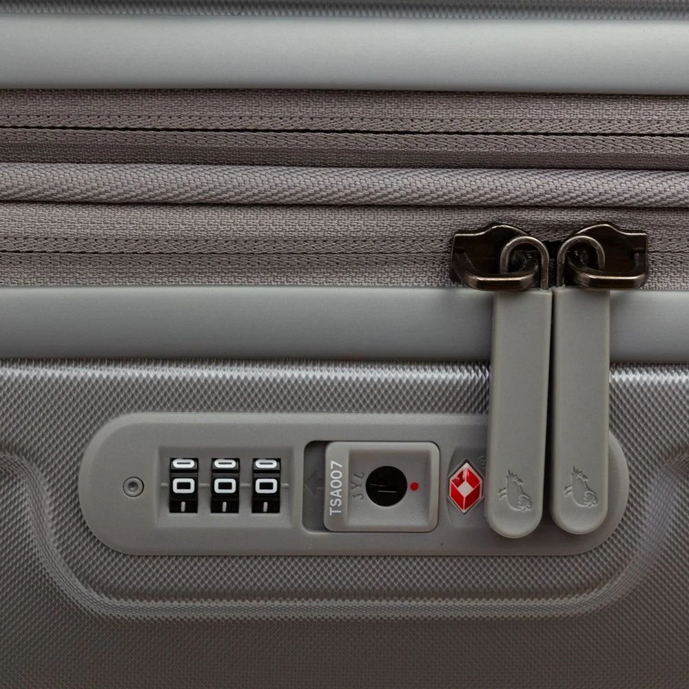 Чемодан Logoduck L, серебристый - фото 9