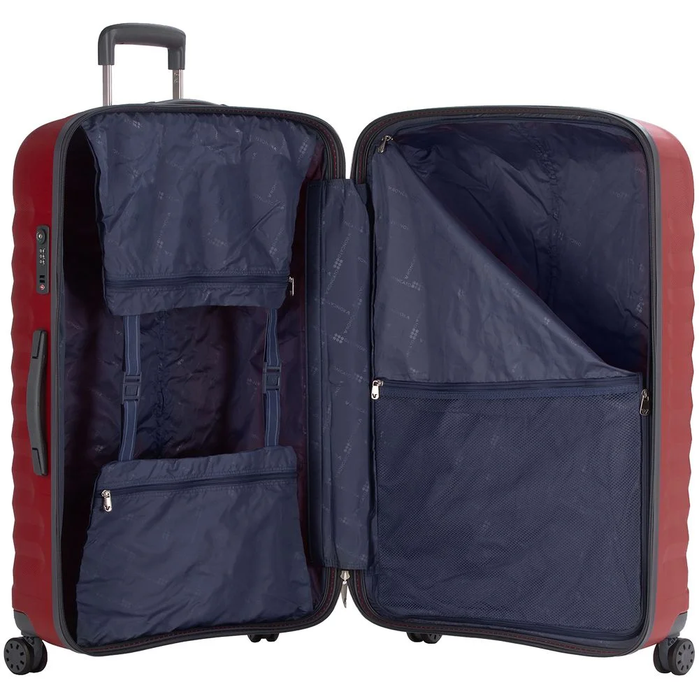 Чемодан Uno Zip Special L красный - фото 3