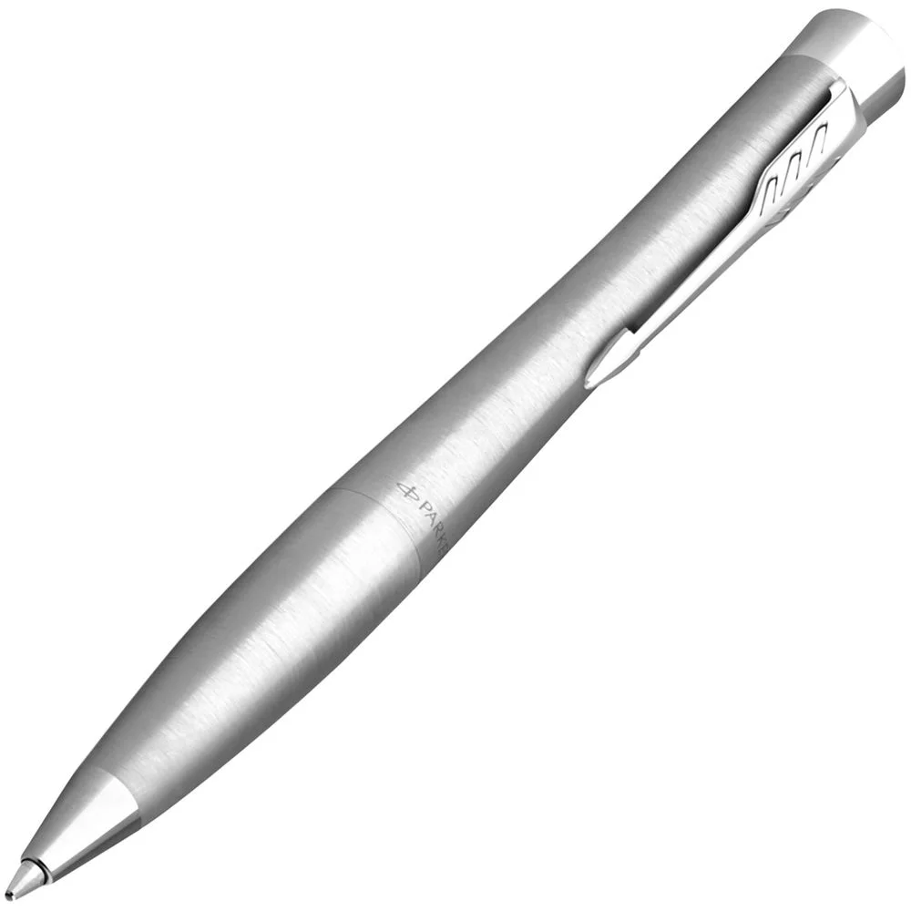 Ручка шариковая Parker Urban Twist Metro Metallic CT серебристая - фото 2