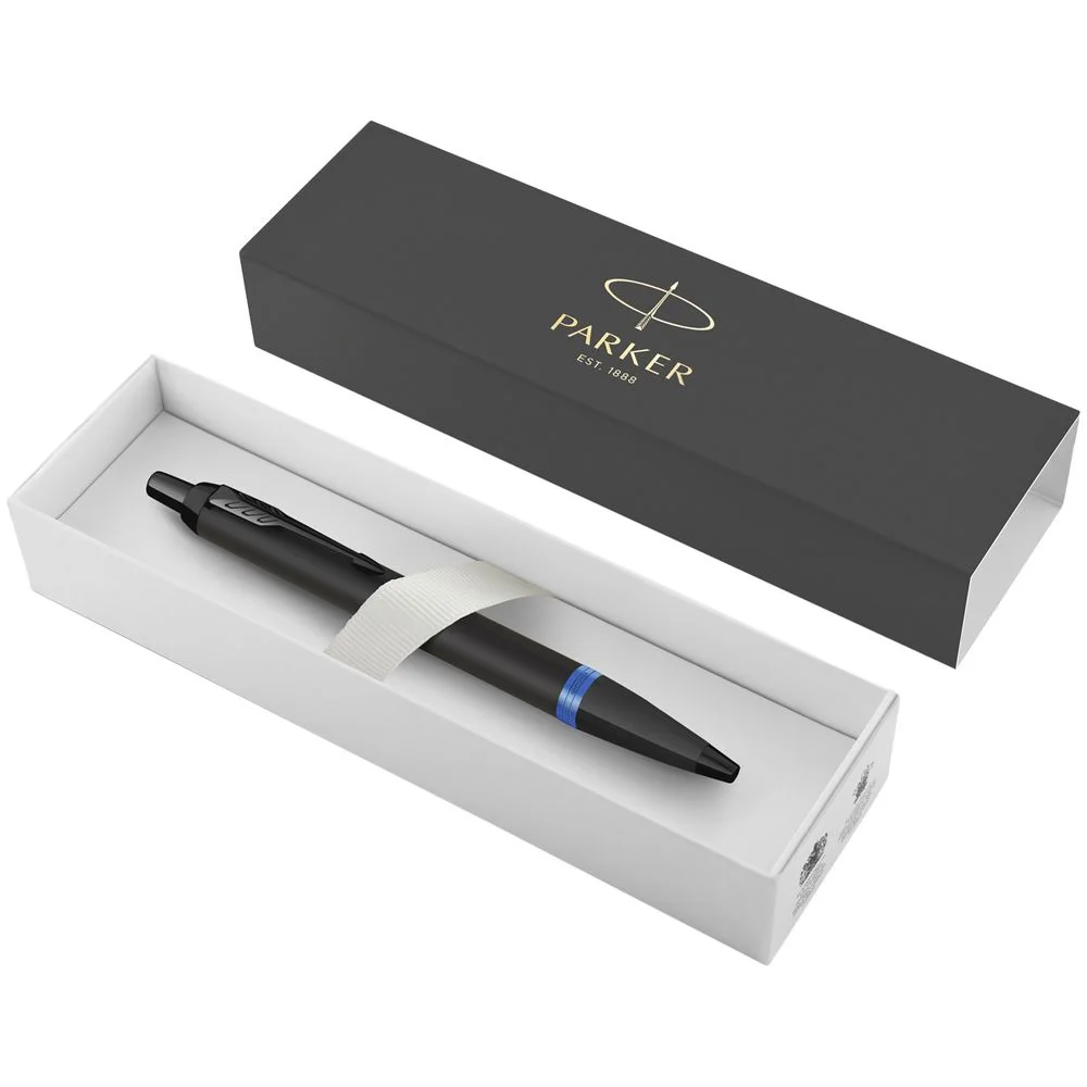 Ручка шариковая Parker IM Professionals Marine Blue BT черная с синим - фото 4