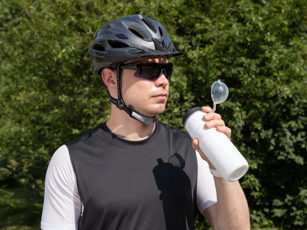 Бутылка для велосипеда Bikescape белая с черным - фото 9