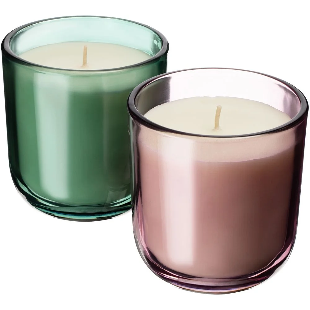Ароматическая свеча Vitral красный апельсин и базилик фиолетовая - фото 3