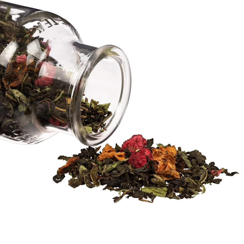 Чай Сокочай зеленый с соком ананаса малиной и мятой - фото 2