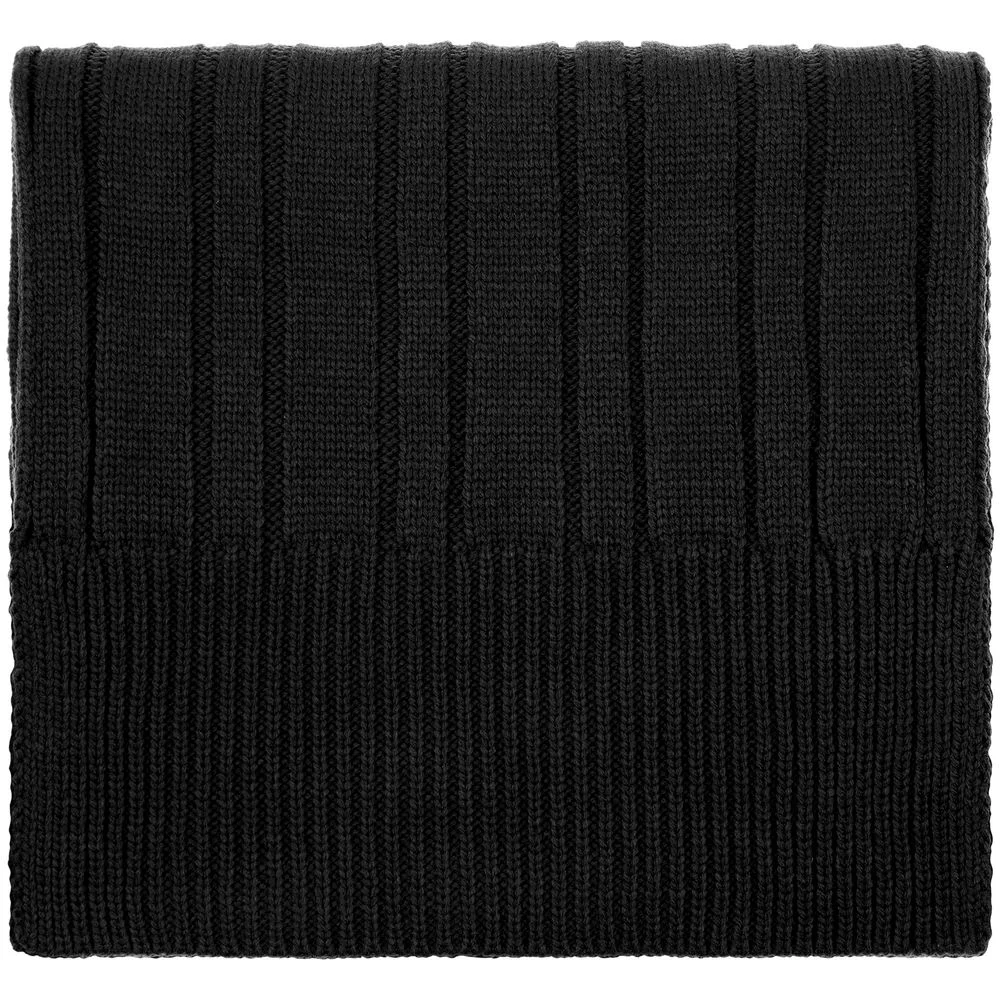 Шарф Knit Beat черный - фото 2