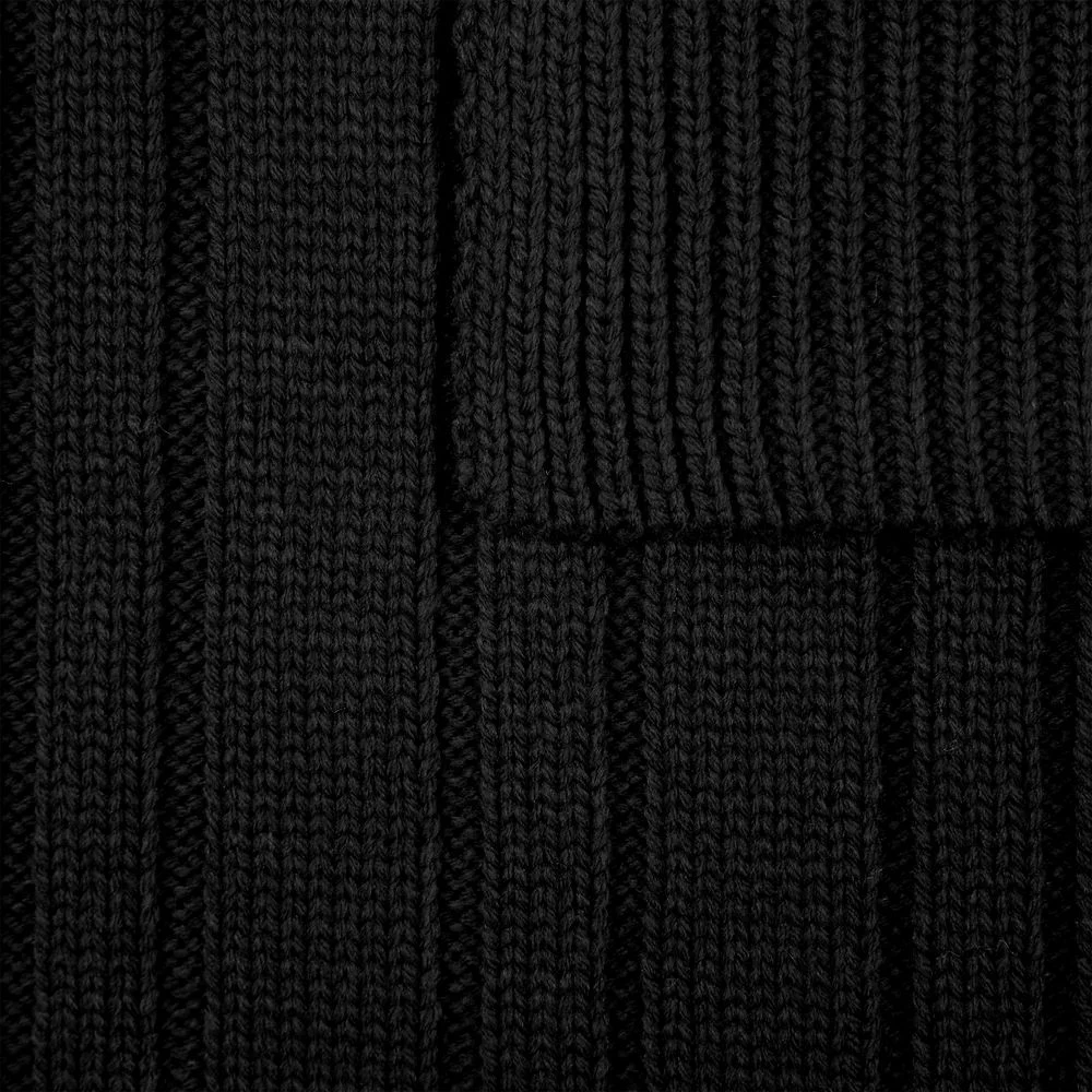 Шарф Knit Beat черный - фото 4