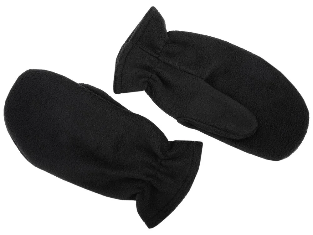 Варежки Fleecy, черные - фото 3