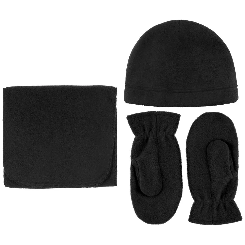 Варежки Fleecy, черные - фото 4