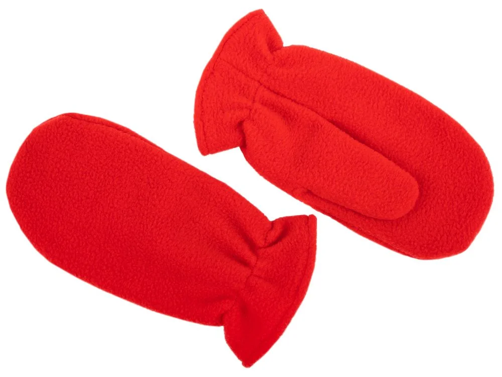 Варежки Fleecy красные - фото 3