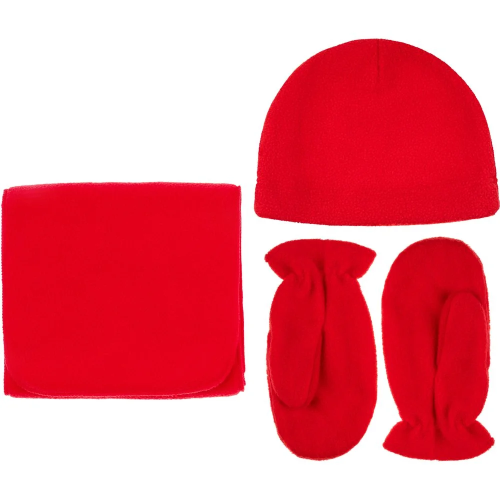 Варежки Fleecy красные - фото 4