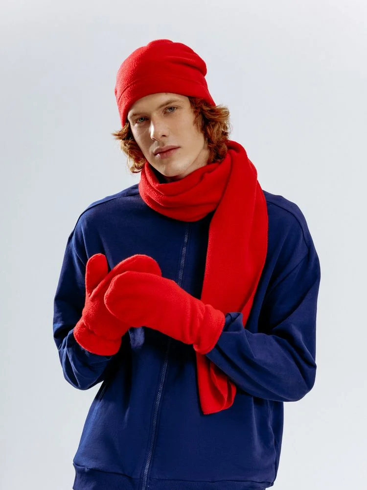 Варежки Fleecy красные - фото 8