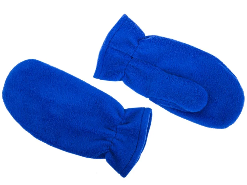Варежки Fleecy ярко-синие - фото 3