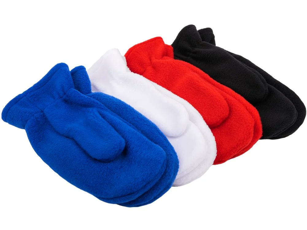 Варежки Fleecy ярко-синие - фото 5