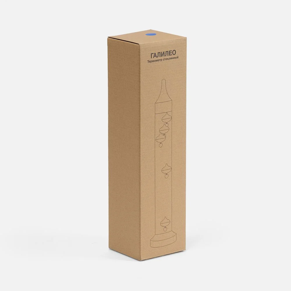 Термометр стеклянный «Галилео», голубой - фото 10