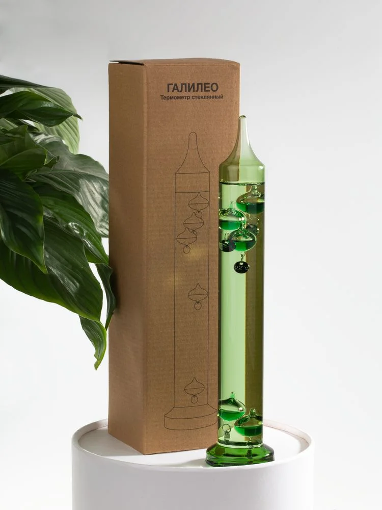 Термометр стеклянный «Галилео», зеленый - фото 10