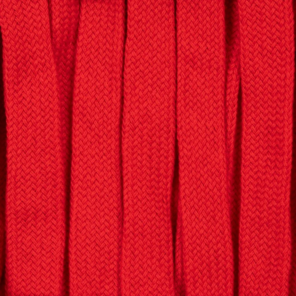 Плоский шнур Cord XL красный 160 см - фото 1