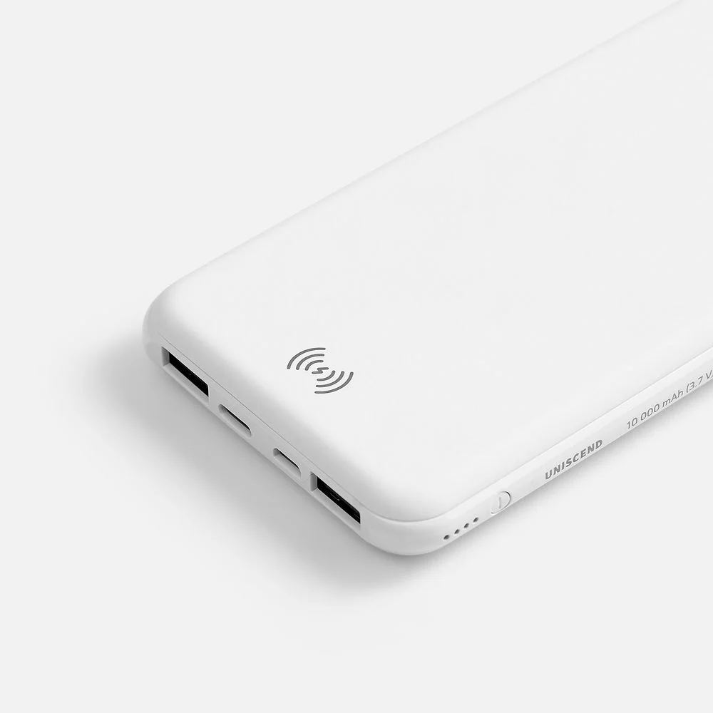 Аккумулятор с беспроводной зарядкой All Day Wireless 10000 мАч белый - фото 5