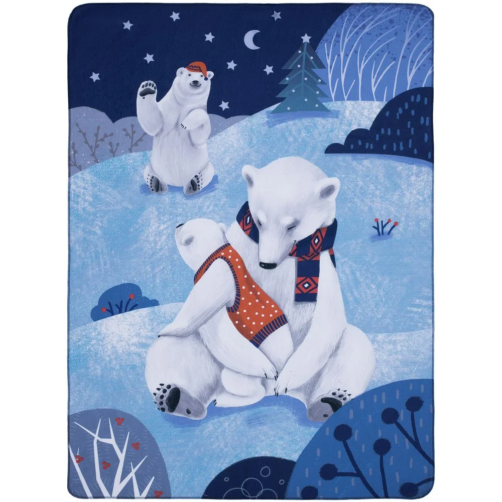 Флисовый плед Wintart Bear - фото 1