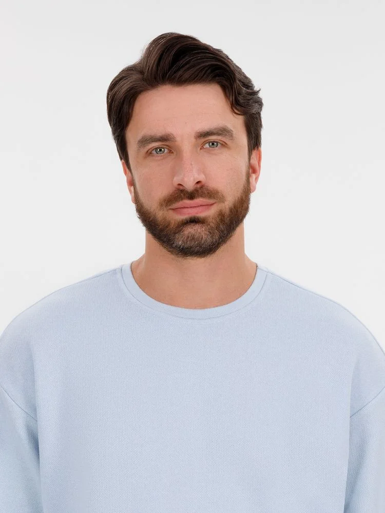 Джемпер с коротким рукавом Siluetti Volumica, светло-голубой - фото 7