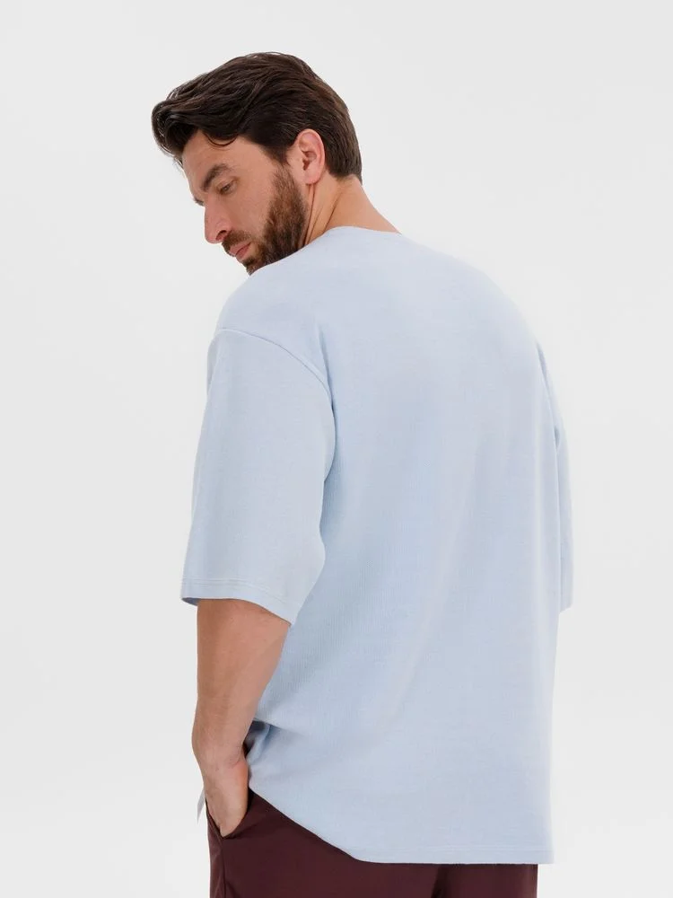 Джемпер с коротким рукавом Siluetti Volumica, светло-голубой - фото 9