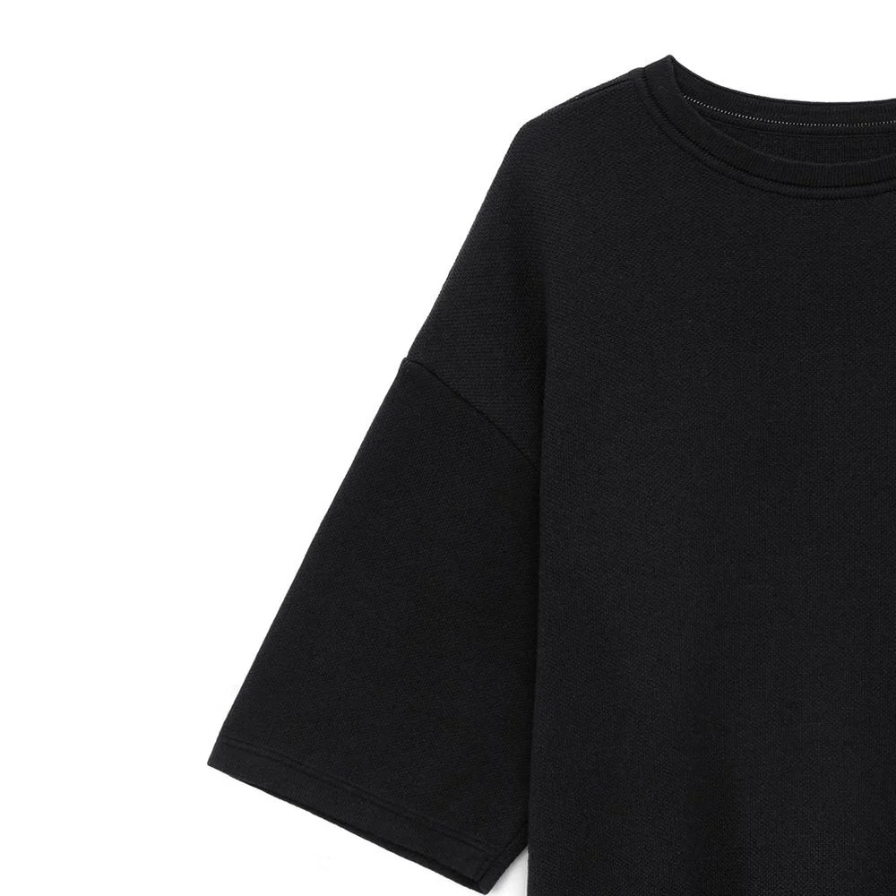 Джемпер с коротким рукавом Siluetti Volumica черный - фото 3