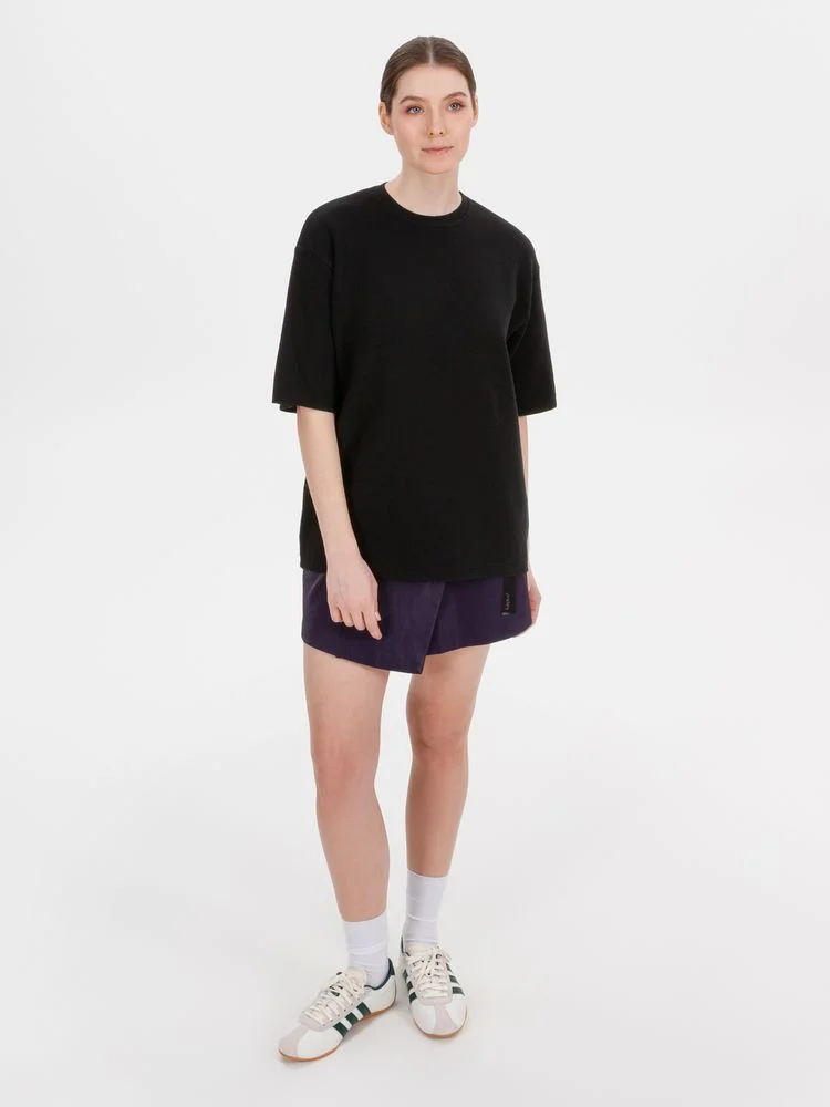 Джемпер с коротким рукавом Siluetti Volumica черный - фото 6