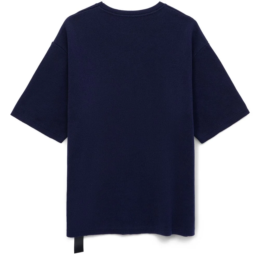 Джемпер с коротким рукавом Siluetti Volumica темно-синий - фото 2