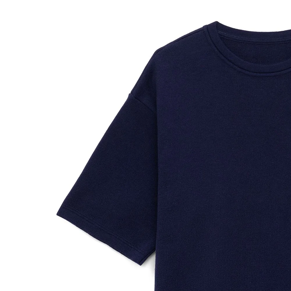 Джемпер с коротким рукавом Siluetti Volumica темно-синий - фото 3