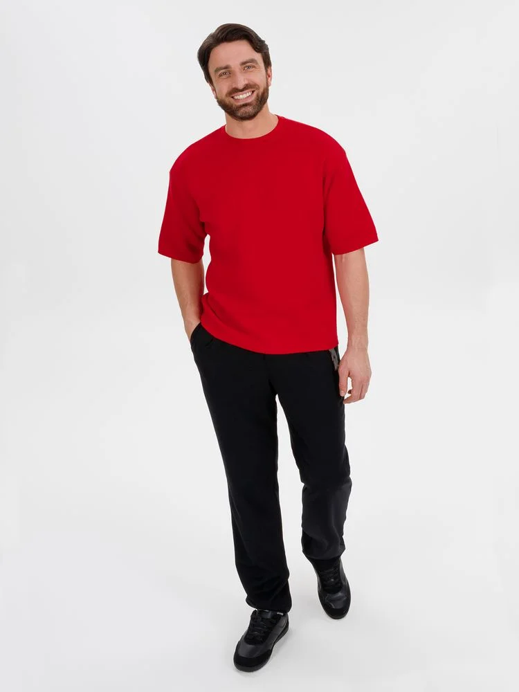 Джемпер с коротким рукавом Siluetti Volumica красный - фото 10