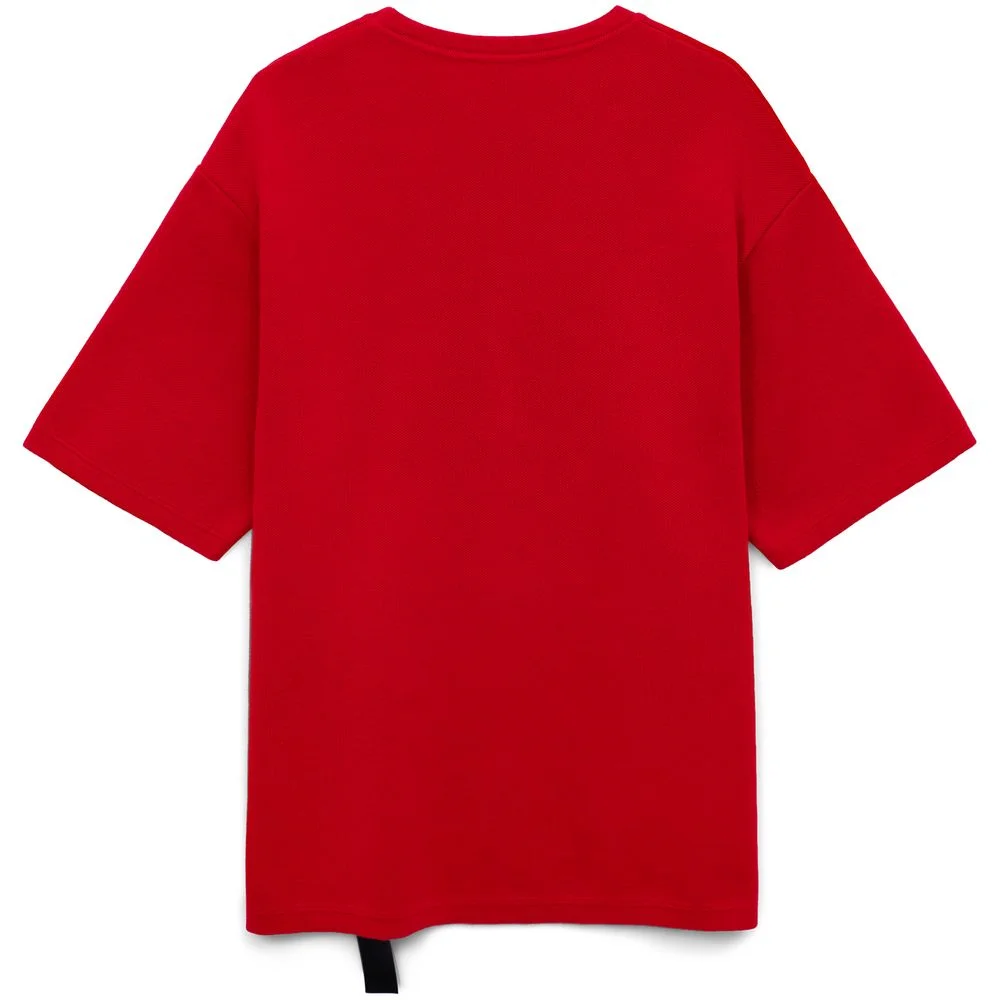 Джемпер с коротким рукавом Siluetti Volumica красный - фото 2