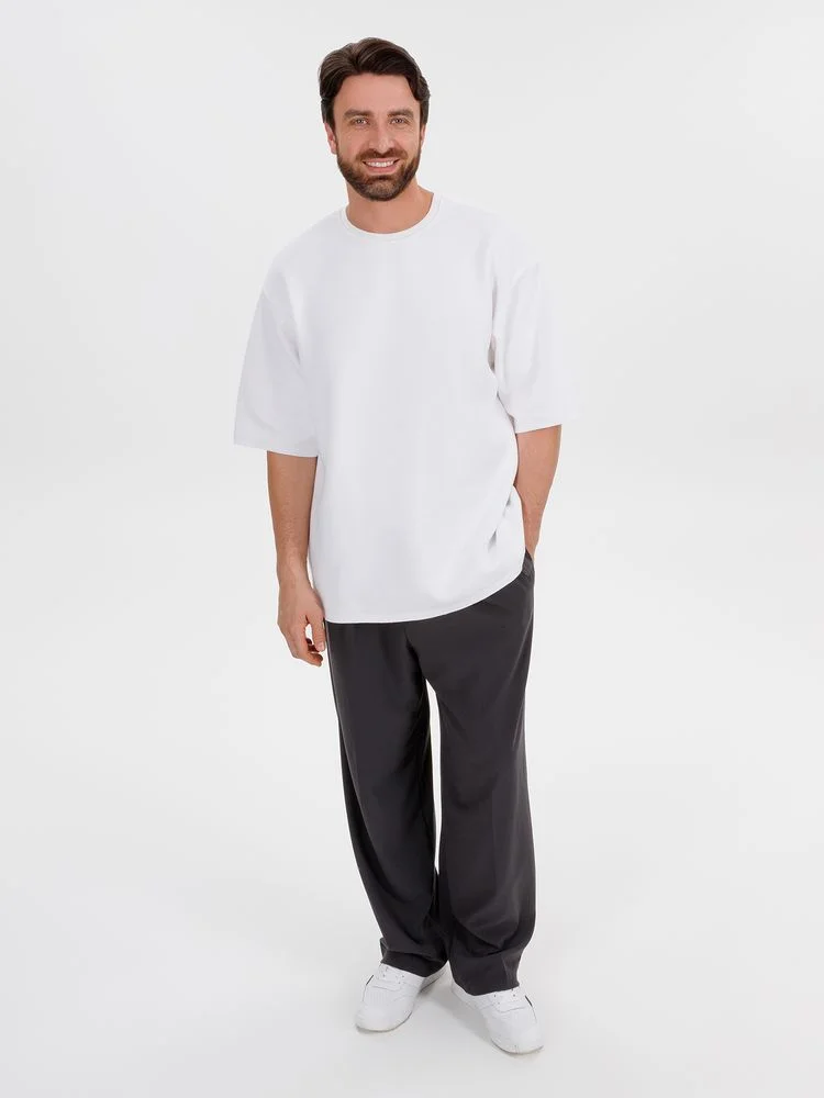 Джемпер с коротким рукавом Siluetti Volumica молочно-белый - фото 10