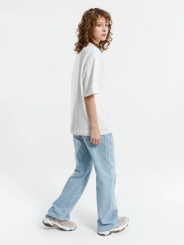 Джемпер с коротким рукавом Siluetti Volumica молочно-белый - фото 5