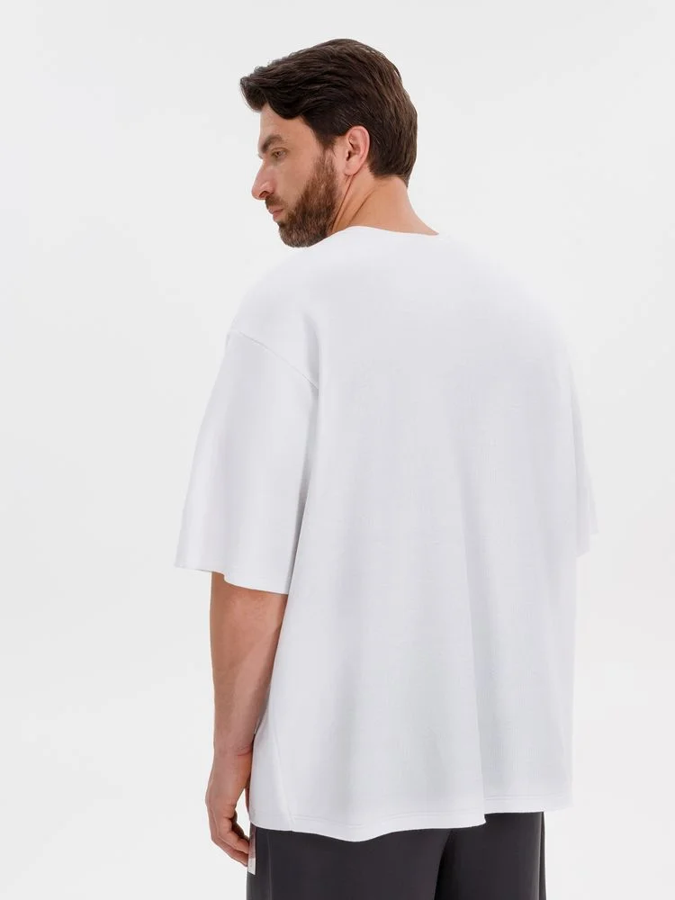 Джемпер с коротким рукавом Siluetti Volumica молочно-белый - фото 9