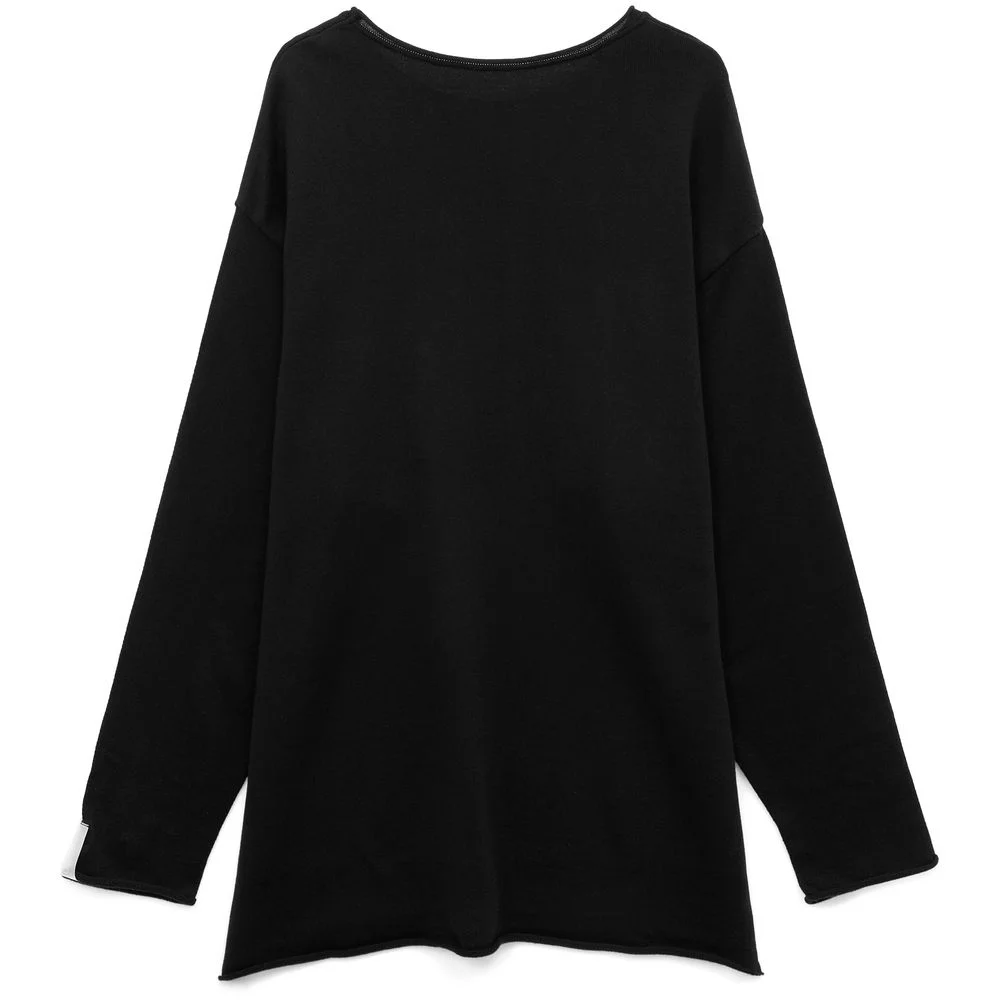 Лонгслив унисекс Siluetti Fuori черный - фото 2