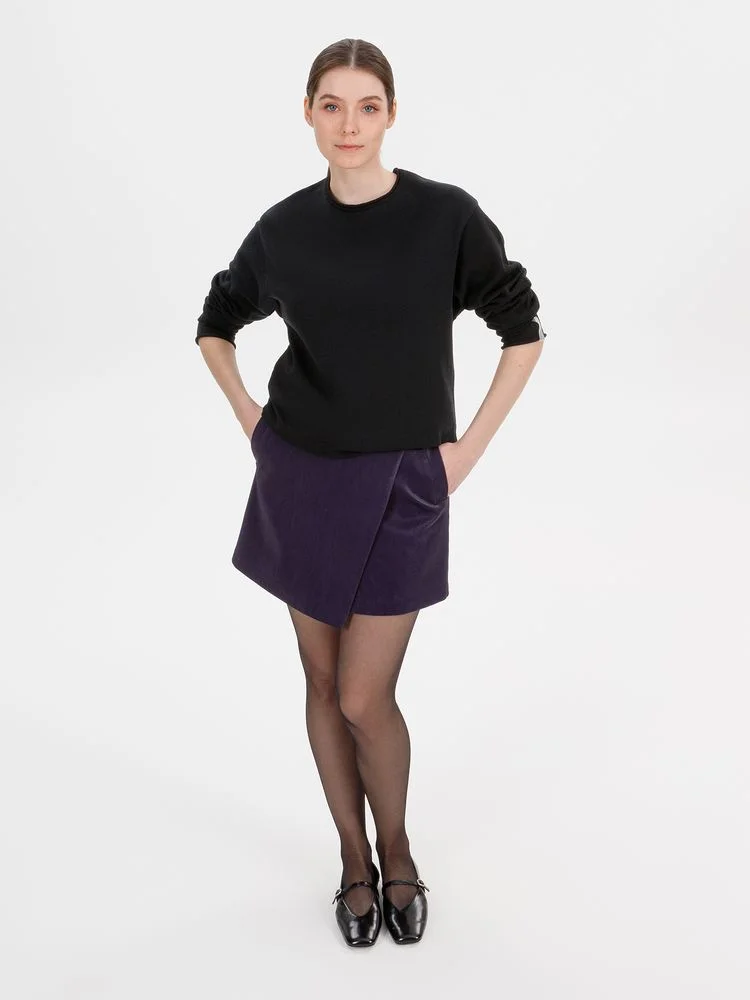 Лонгслив унисекс Siluetti Fuori черный - фото 6