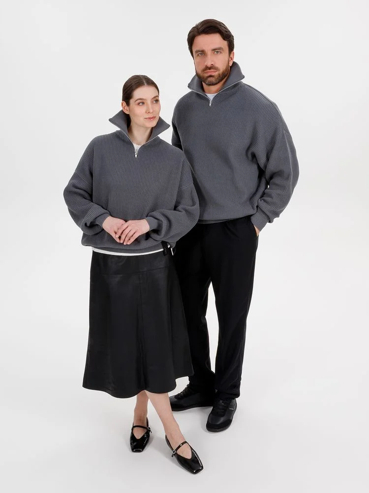 Джемпер Siluetti Birne серый - фото 14