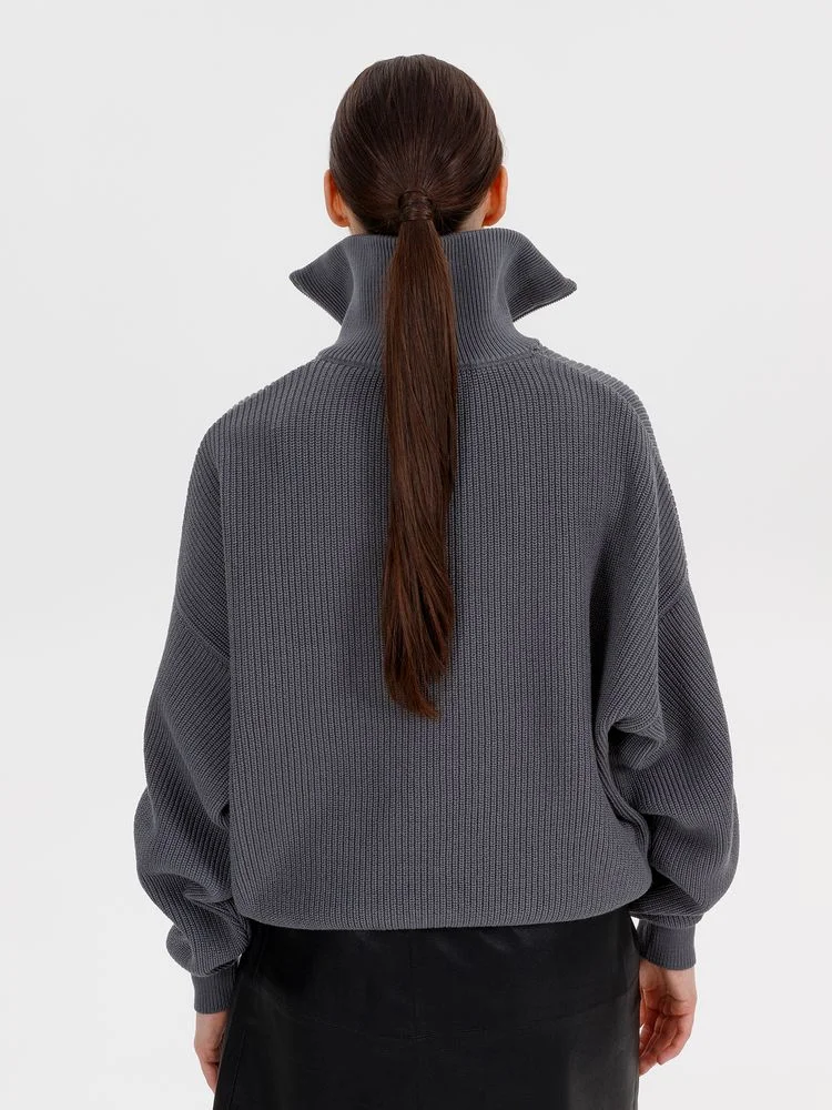 Джемпер Siluetti Birne серый - фото 7