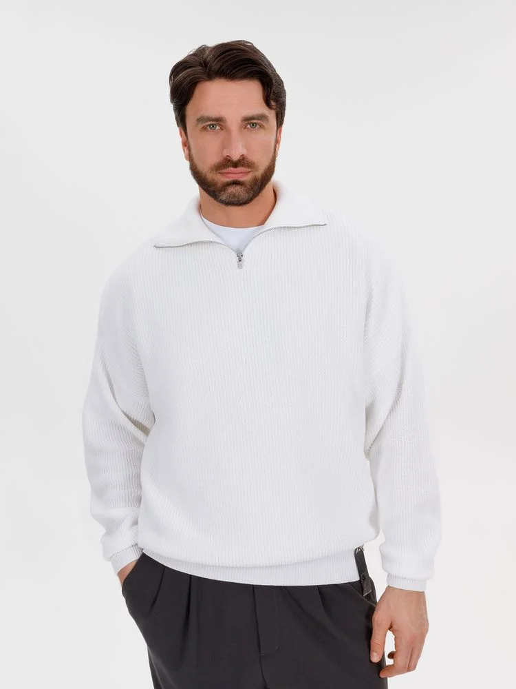 Джемпер Siluetti Birne, молочно-белый - фото 10