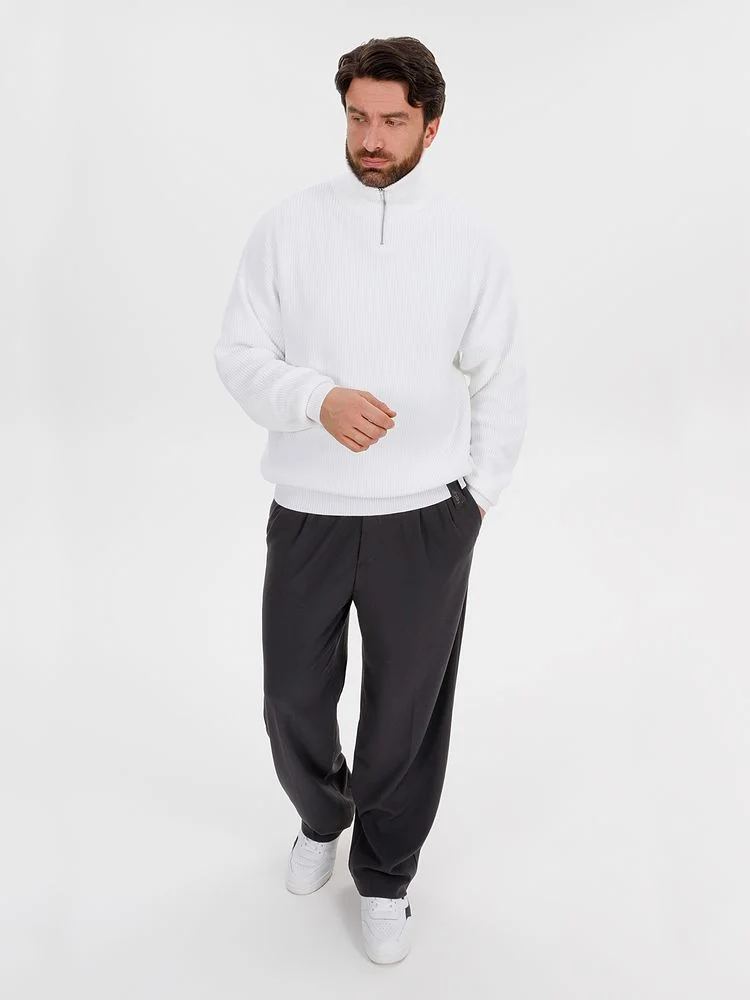 Джемпер Siluetti Birne, молочно-белый - фото 12