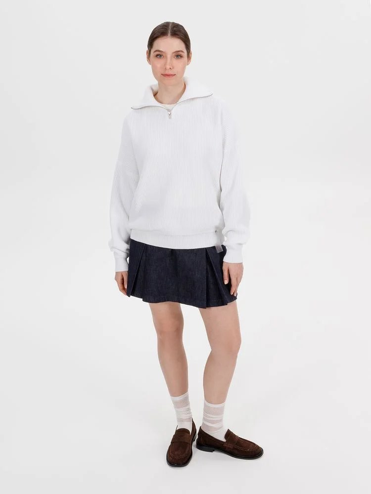 Джемпер Siluetti Birne, молочно-белый - фото 7