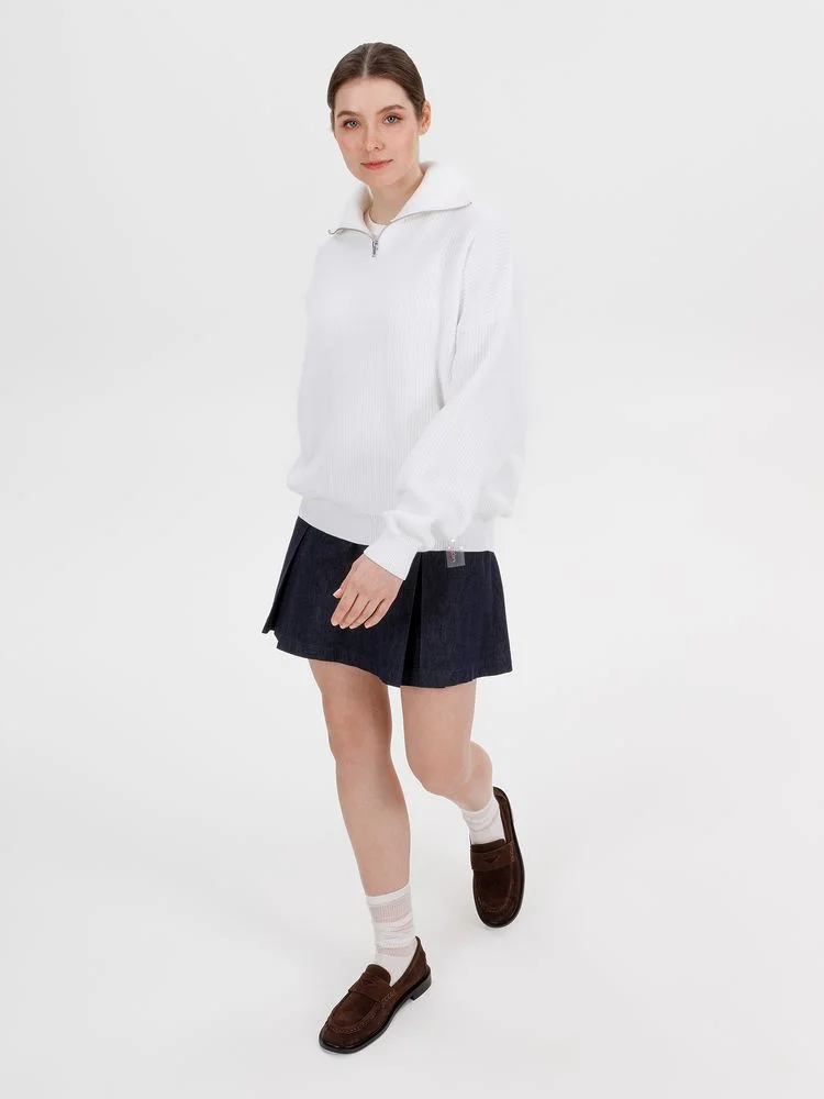 Джемпер Siluetti Birne, молочно-белый - фото 8