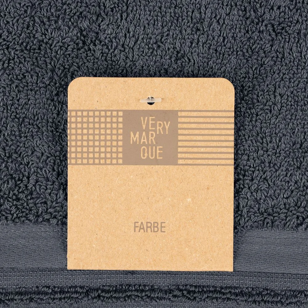 Полотенце Farbe среднее темно-серое - фото 5