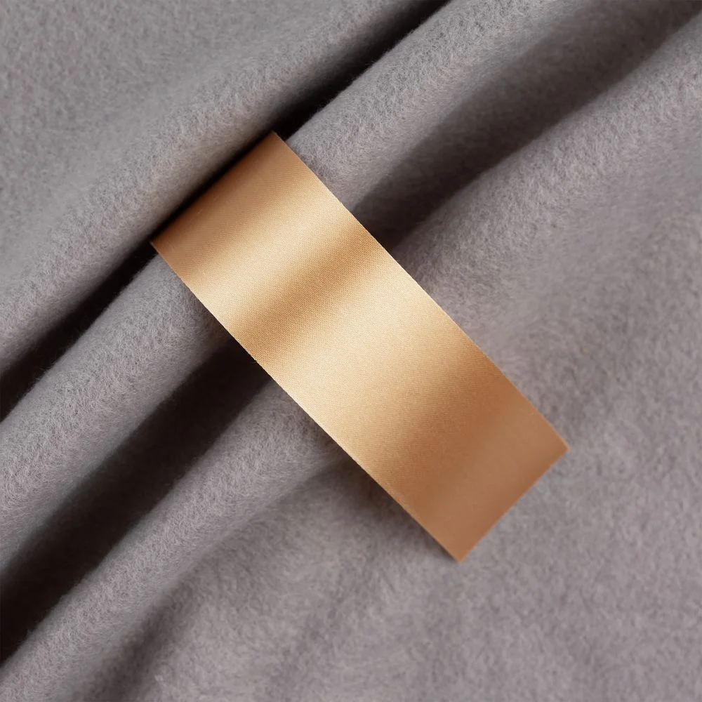Лента сатиновая Satin 35 М бежевая 80 см