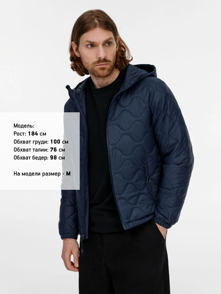 Куртка унисекс Tarnaby темно-синяя - фото 9