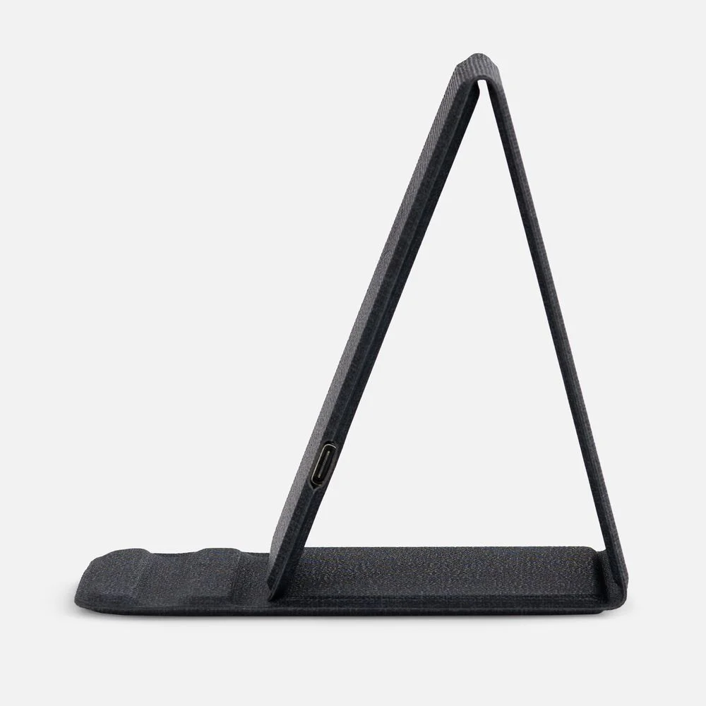 Подставка для смартфона с беспроводной зарядкой Kickstand серая - фото 4