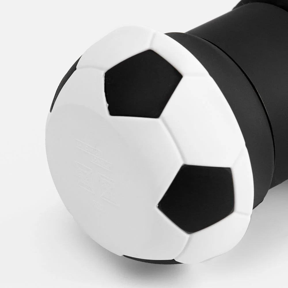 Складная бутылка для воды Football Flex белая с черным - фото 5