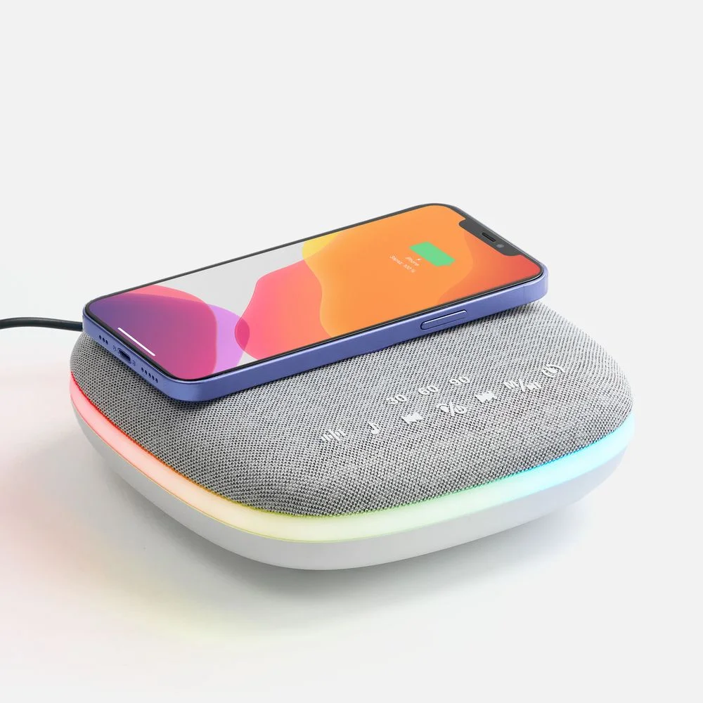 Bluetooth-колонка с беспроводной зарядкой и подсветкой Terrafonic - фото 1