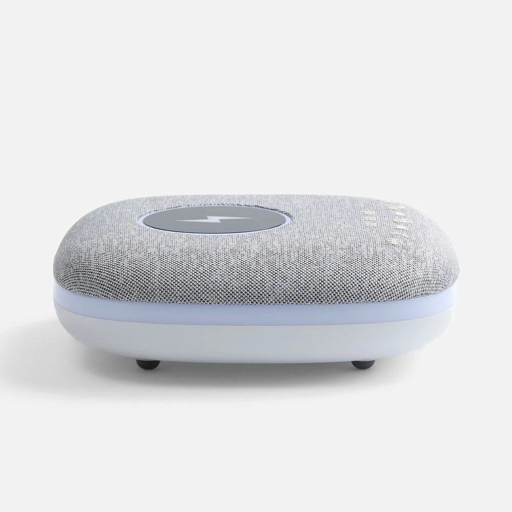 Bluetooth-колонка с беспроводной зарядкой и подсветкой Terrafonic серая - фото 3
