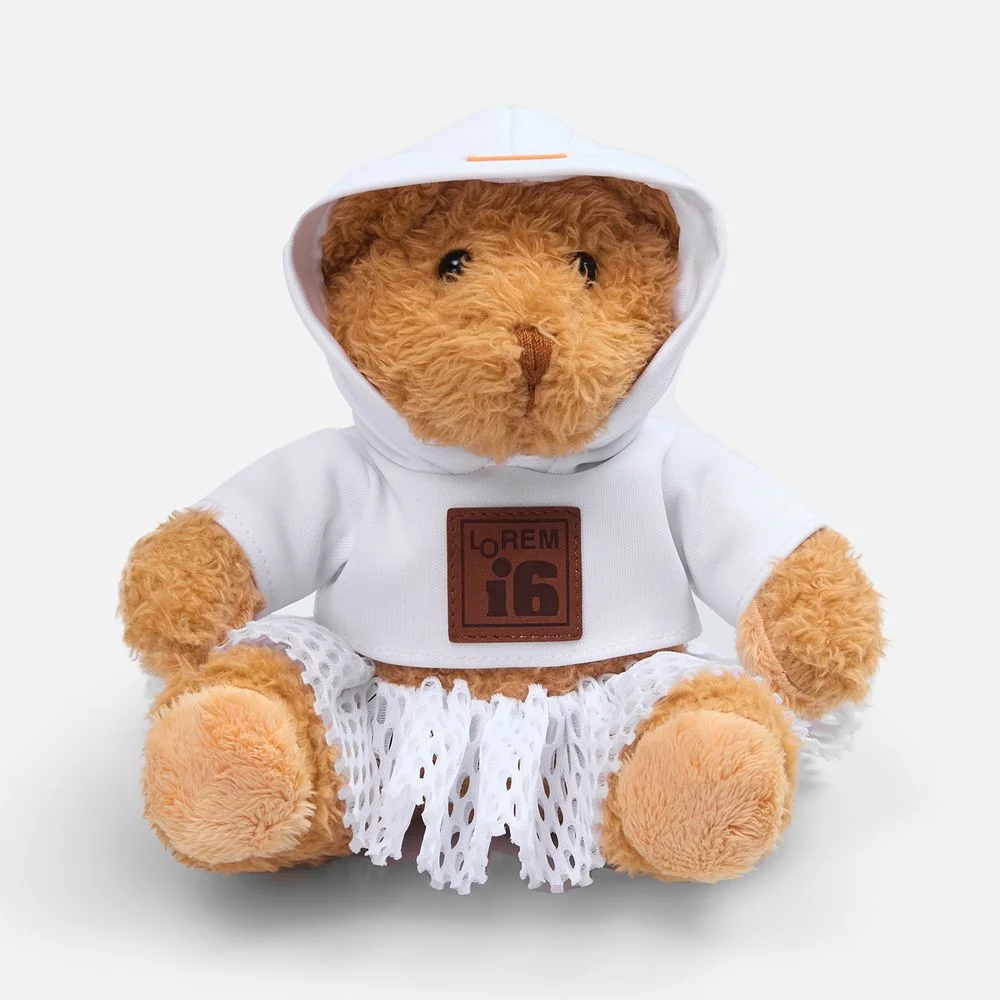 Мягкая игрушка «Мишка Cuddleton» в белом худи - фото 12